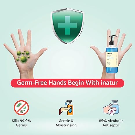 Inatur Moisturizing Hand Sanitizer Gel - 500 ml