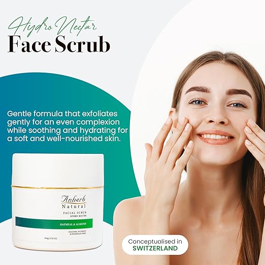 Anherb Natural Hydro Nectar Face Scrub - 100 gms