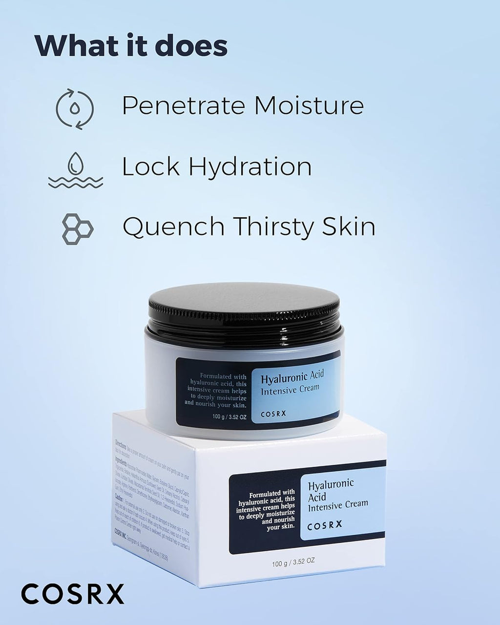 Cosrx Hyaluronic Acid Intensive Cream - 100 ml