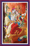 Rangoli MDF Wall Stick Decorative Panel 12x18 Wall Art P-1 Design-9