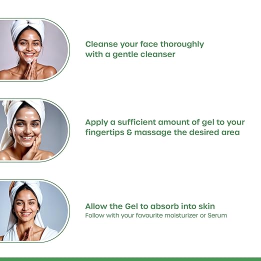 DPetals Aloe Vera Cucumber Gel for Deep Hydration and Soothing - 200 gms