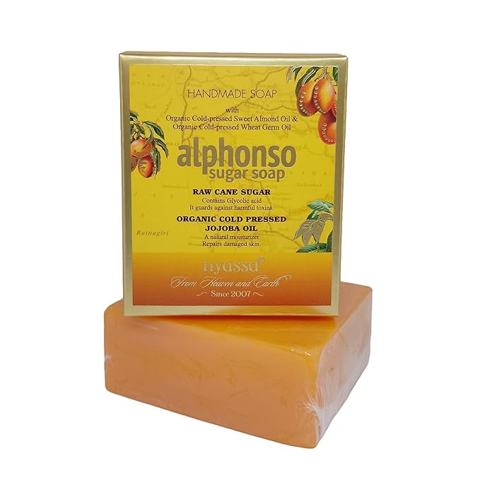Nyassa Alphonso Handmade Sugar Soap - 150 Gms