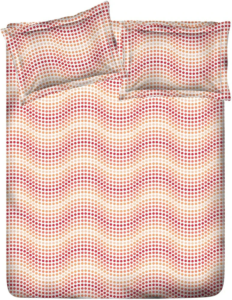Layers Tivoli Cotton Bedsheet Set for All Seasons Lightweight 104 TC Queen Size Dark Beige Color