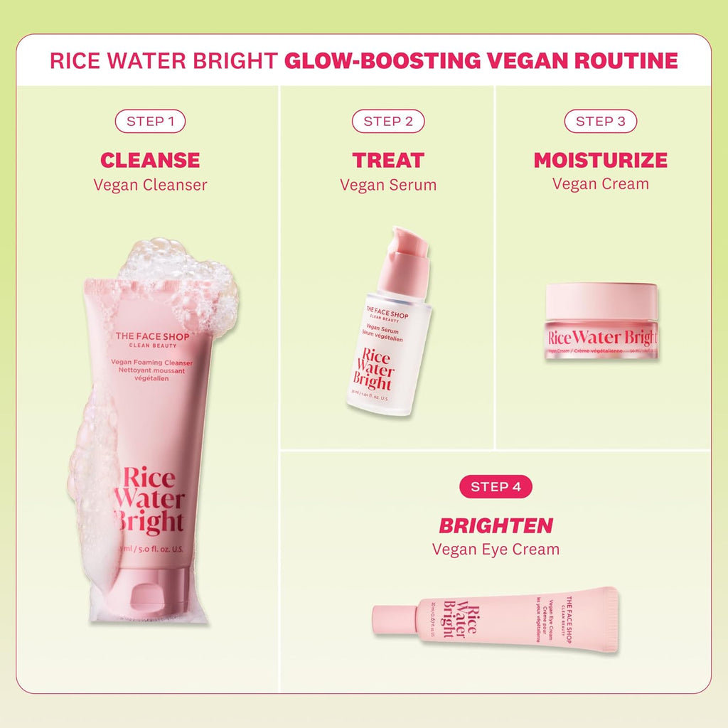 The Face Shop Rice Water Bright Vegan Eye Cream (20ml)