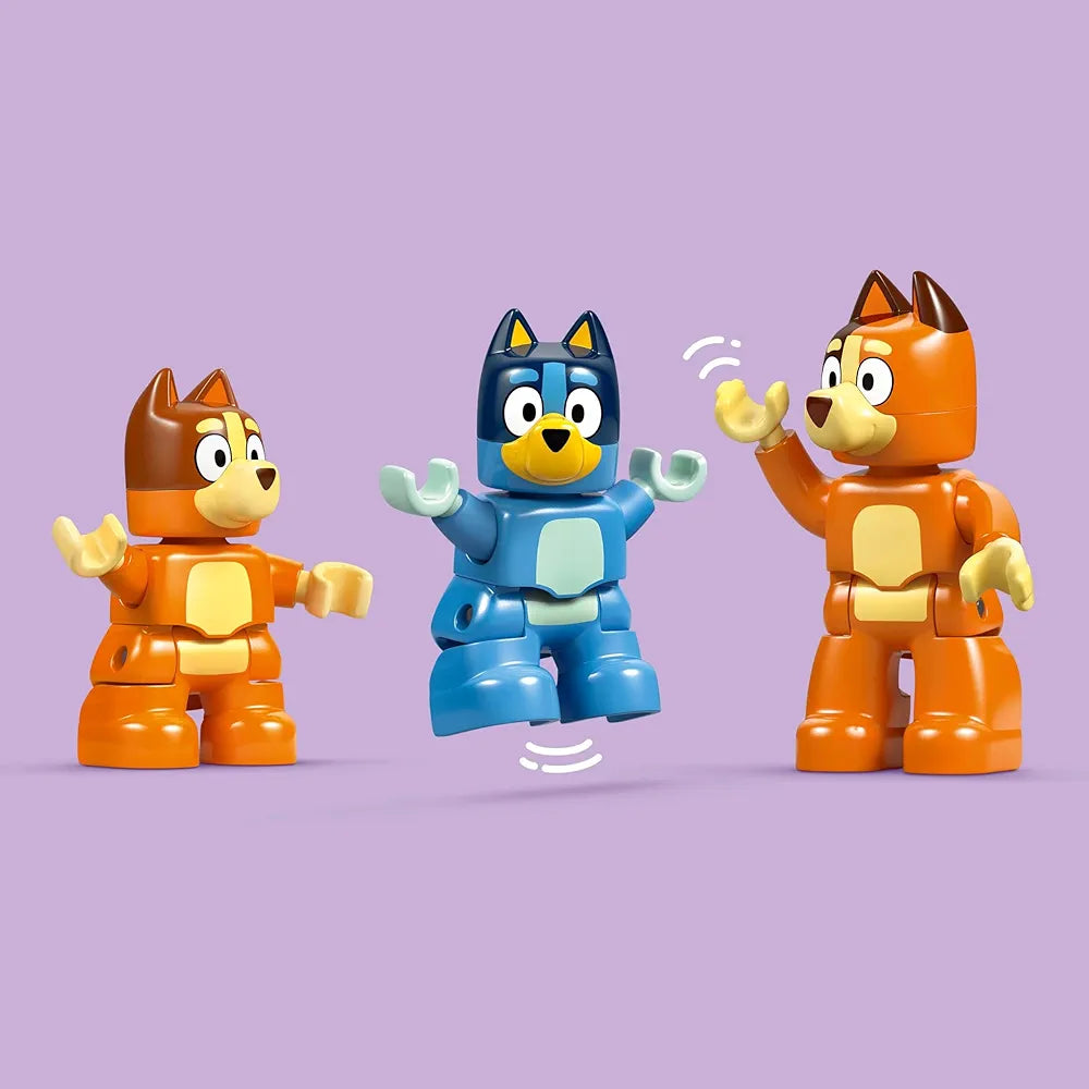 LEGO Duplo Bluey: Bluey’s Family House with Memory Game Interactive Toy 10459 Building Toy for 3+ Age Boys and Girls