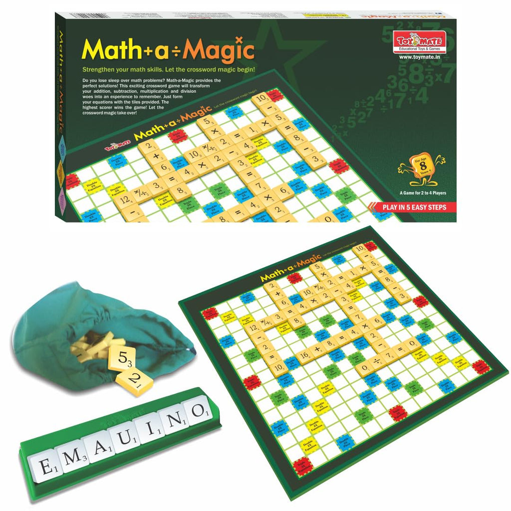 Toymate Math-a-Magic Board Game for Kids