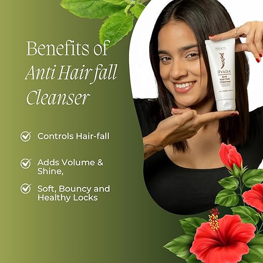 Jivada Anti-Dandruff Anti-Hairfall cleanser - 100 ml