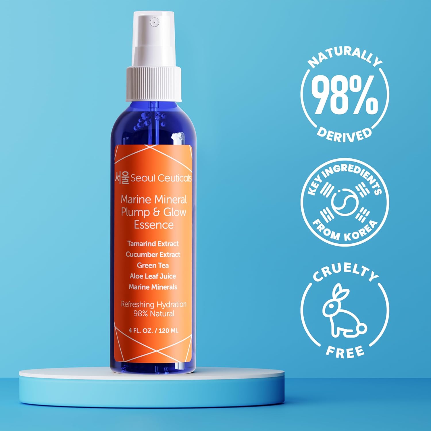 Seoul Ceuticals ONESTA Rosemary Water Growth Spray with Panthenol -Filtrate with Centella Anti Hair Fall & DHT Blocker Mist for Thicker Stronger - Sulphate & Paraben Free Hair Spray for Men & Women K-Beauty 100ml