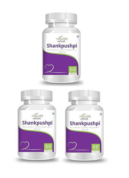 Natures Velvet Shankpushpi - 60 caps