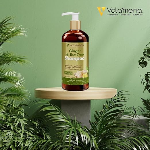 Volamena Ginger & Tea Tree Hair Shampoo - 300 ml
