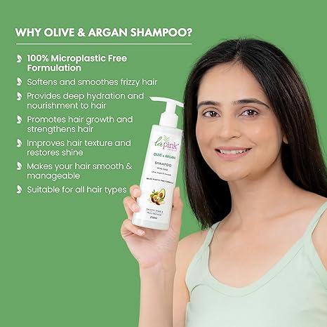 La Pink Olive & Argan Shampoo - 250 ml