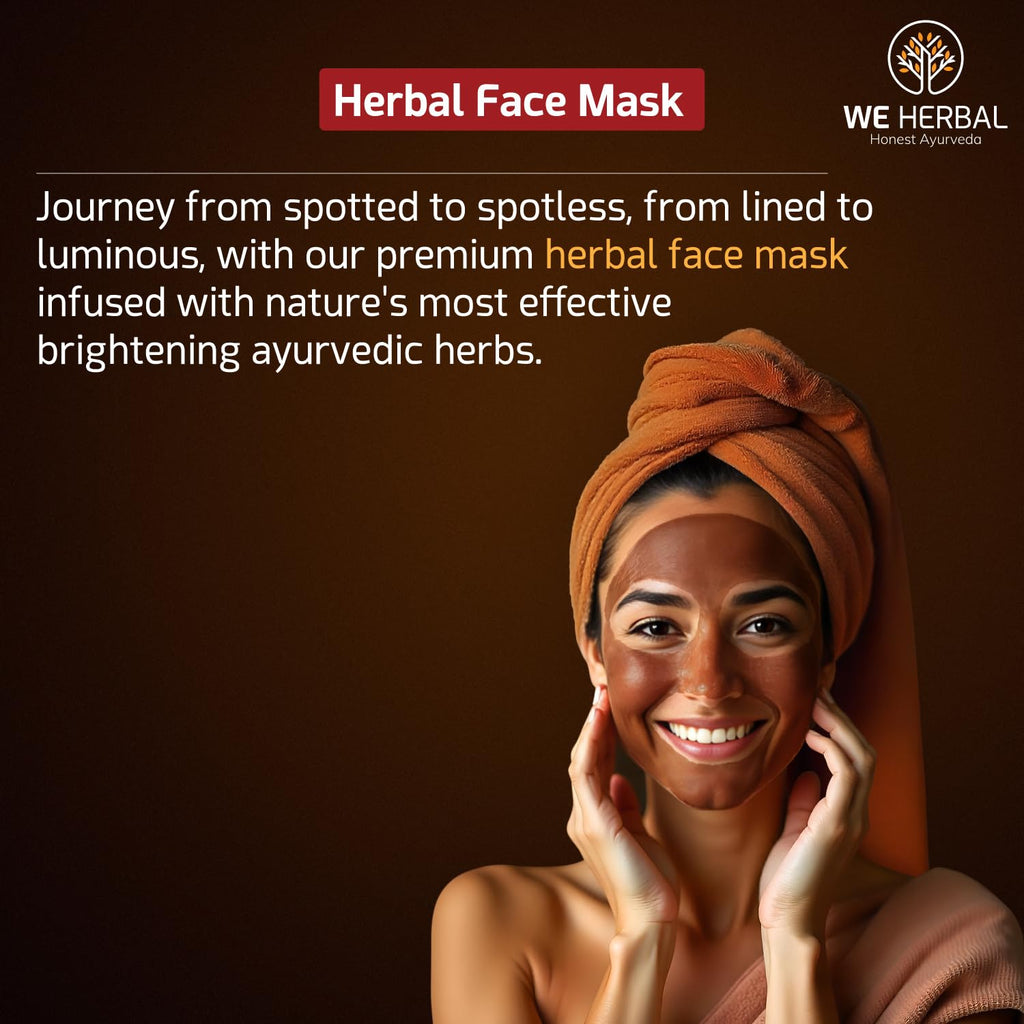 Face Mask | Instant At-Home Facial with Manjistha, Licorice & Amba Haldi | Detoxifies, Soothes & Brightens | 100% Natural | No Fragrance or Colour | 50g