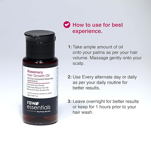 Raw Essentials Rosemary Hair Oil - 50 ml