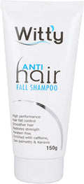 Witty Anti Hair Fall Shampoo with Caffeine,Saw Palmetto,Keravis And Paraben Free, 150 Gms