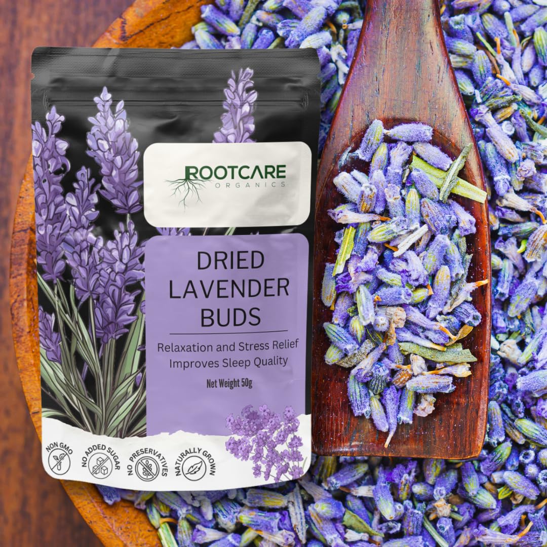 Rootcare Organics Lavender Tea Buds - 50 gms