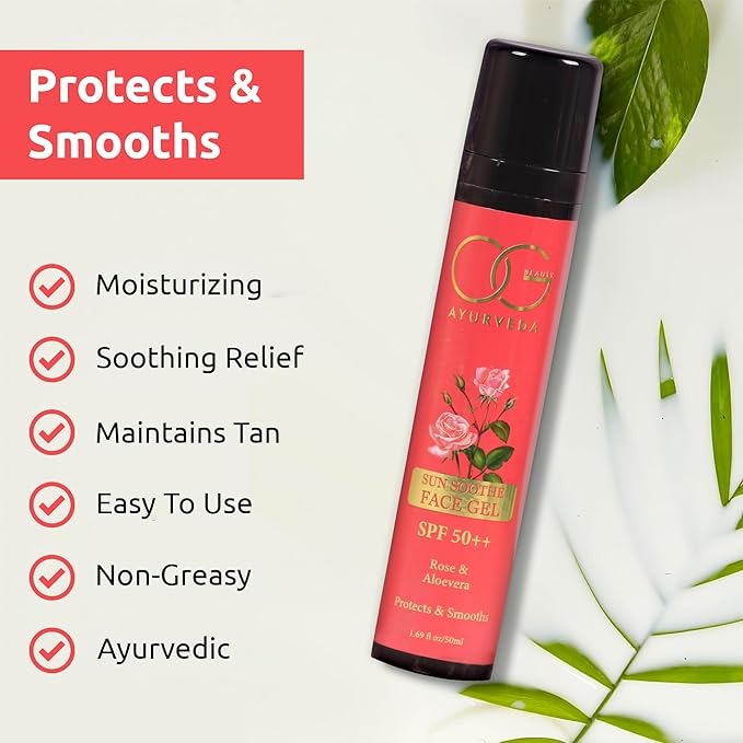 Og Beauty Ayurveda Sun Soothe SPF 50++ Day Cream - 50 ml