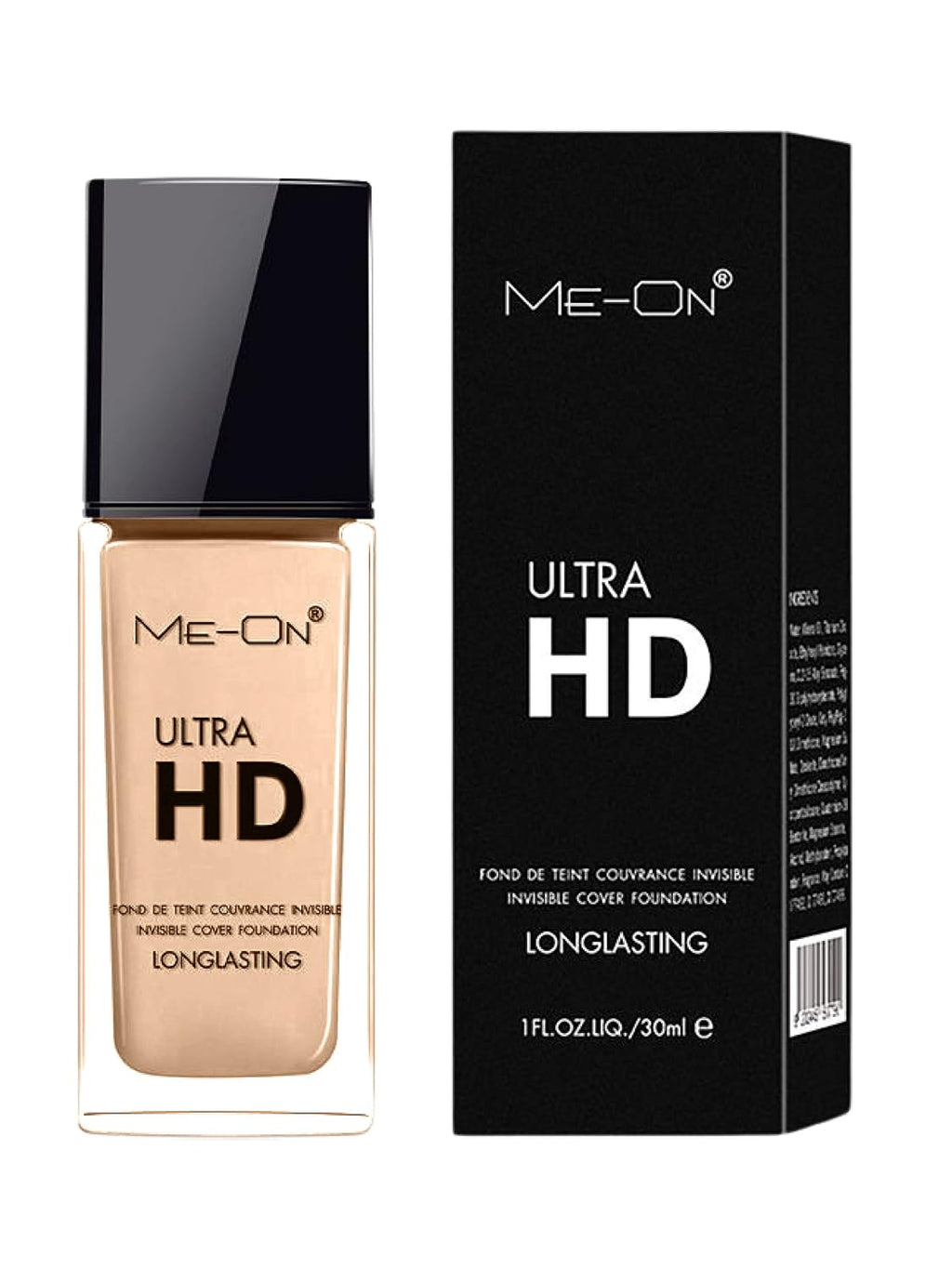 ME-ON Ultra HD Cream Foundation (Shade 21 - Natural Beige) 30ml