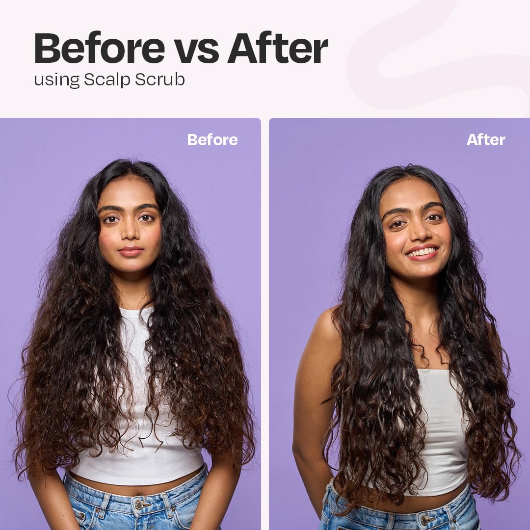 Manetain Scalp Scrub 100gm | Purifying Hair & Scalp Exfoliator for Dandruff, Dry Scalp & Build‑Up | Deep‑Clean Hair Scrub with Himalayan Salt, Cactus & Willow Bark | Vegan & Cruelty‑Free