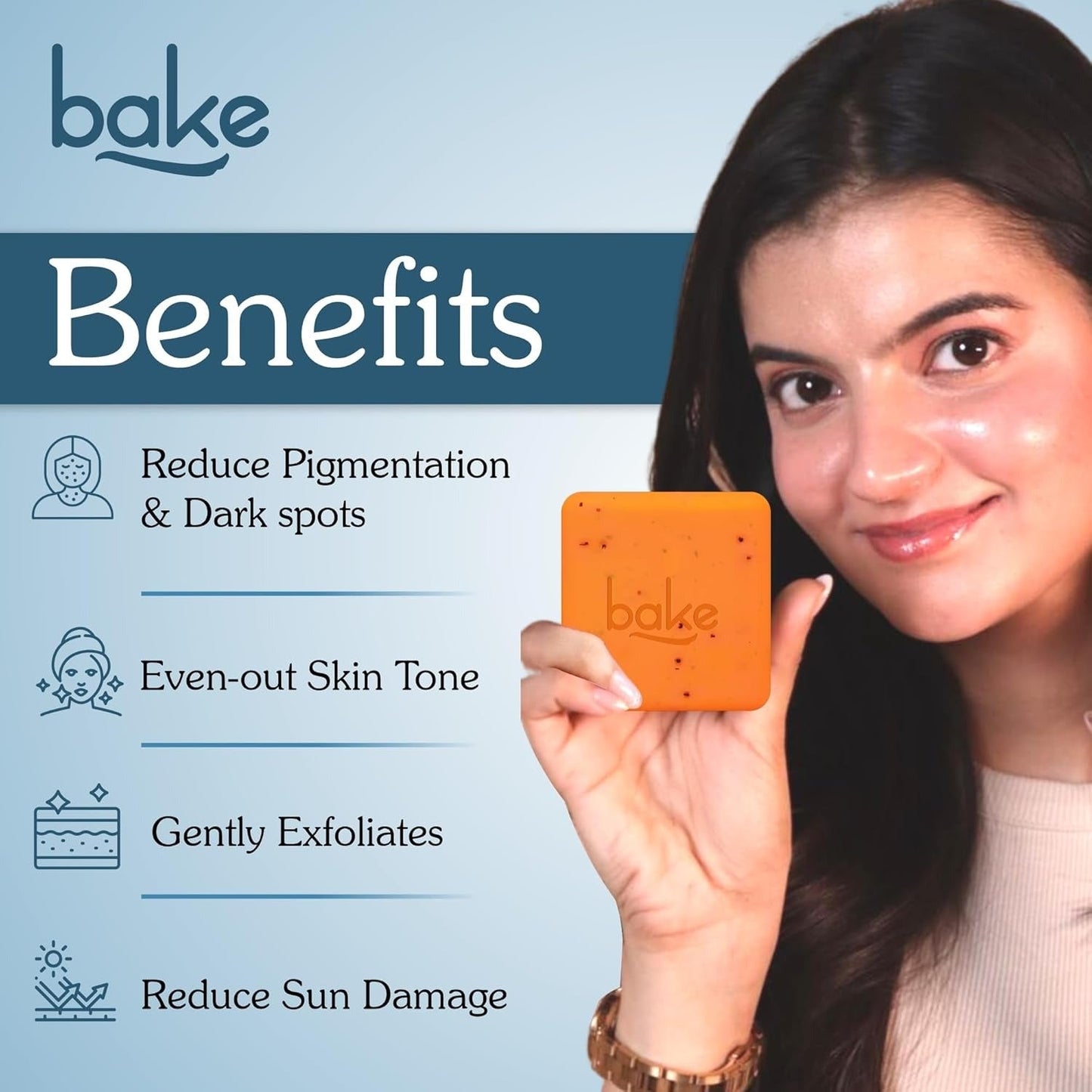 Bake 2% Kojic Acid Scrub Treatment Soap - 100 gms