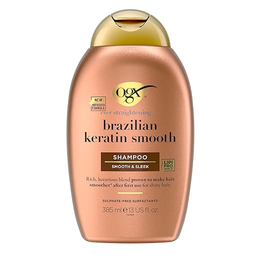 Ogx Ever Straightening Brazilian Keratin Smooth Shampoo With Coconut Oil - 385 ml