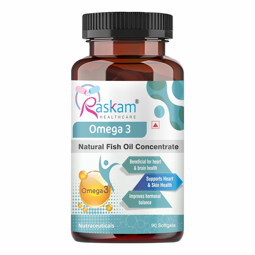 Omega 3-90 Softgels- For Men And Women, Omega3 2-3 Serving, for Brain, Heart, Eyes, and Joints Health