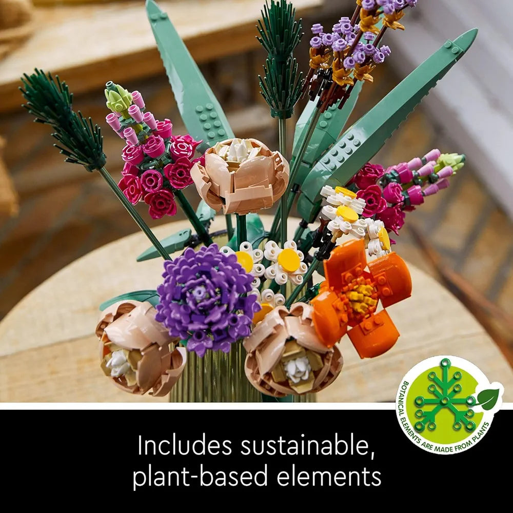 Lego Flower Bouquet 10280 Building Kit A Unique Flower Bouquet Gift and Creative Project for Adults