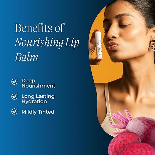 Jivada Nourishing Lip Balm with Beetroot Shea Butter - 5 gms