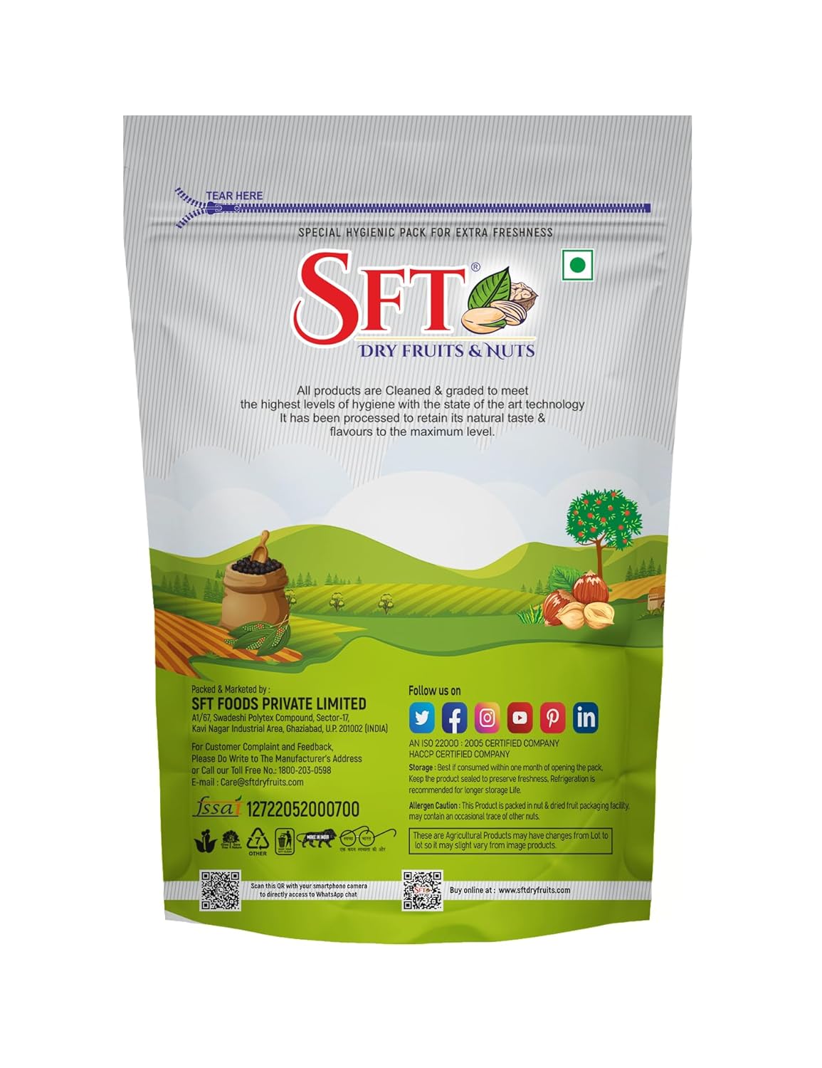 SFT Chia Seeds 500g - seeds for Weight Management | Rich in Calcium, Protein & Fibre | Beat the Heat | 100% Clean Chia seeds for Eating | Antioxidant Rich Seeds
