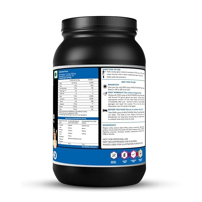 Healthoxide Whey Protein Powder 25g  - 1 kg