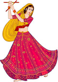 Rangoli Vinyl Wall Sticker Self-Adhesive Wall Decor Parent 5 Design-3