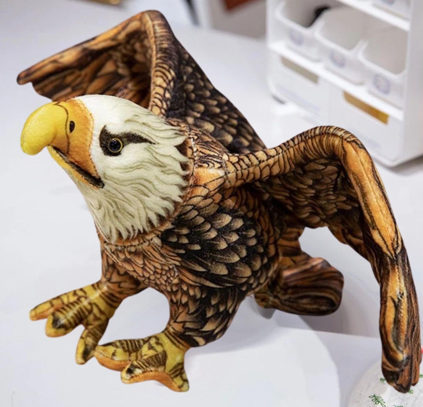 Tickles Bald Eagle Soft Stuffed Plush Bird Toy for Kids 50 cm