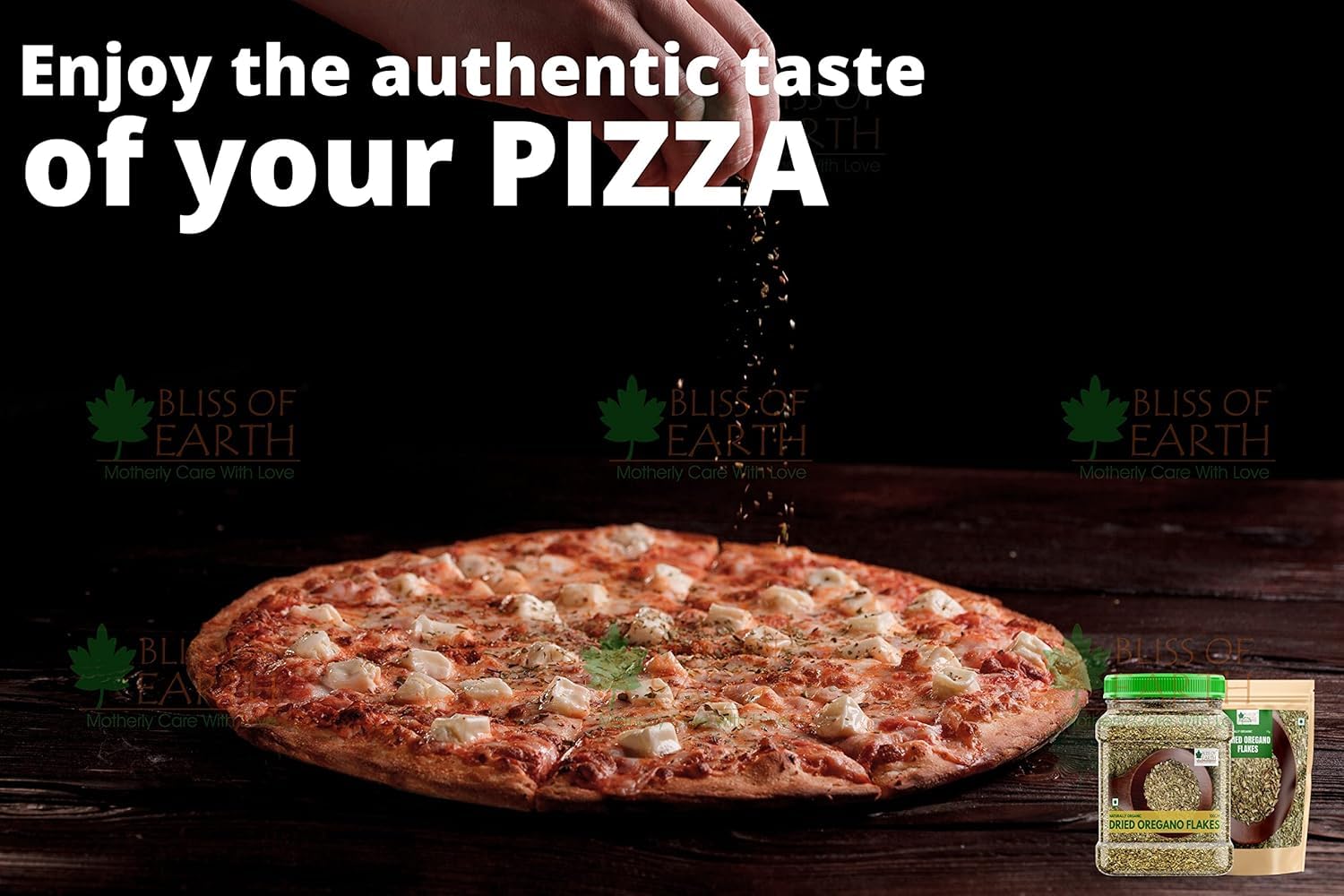 Bliss of Earth 300Gm Naturally Organic Dried Oregano Flakes For Seasoning On Pizza & Pasta