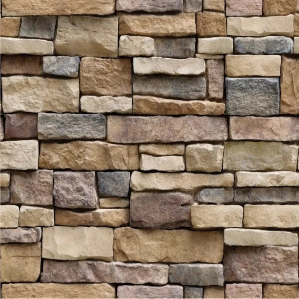 Jaamso Royals Wall Papers for Home Brick Wallpaper V1007_500CM
