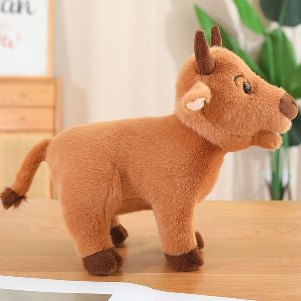 Tickles Cow Soft Stuffed Plush Animal Toy for Kids 35 cm