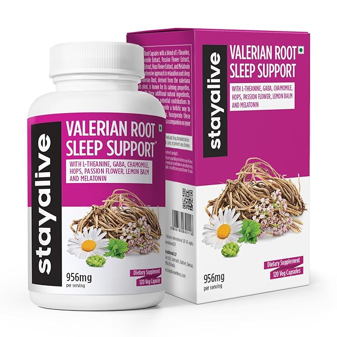StayAlive Valerian Root Extract Capsules 956mg - 120 caps