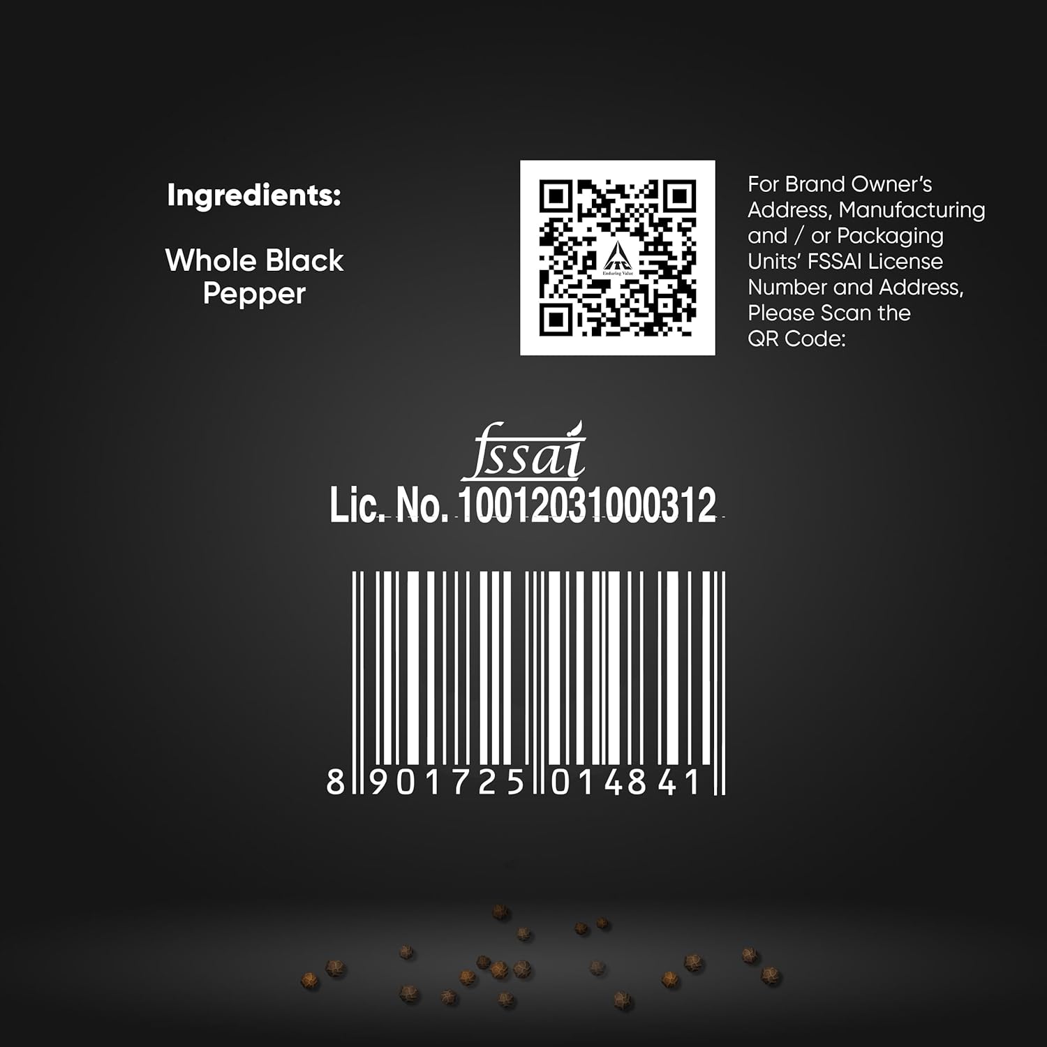Aashirvaad Black Pepper 100g