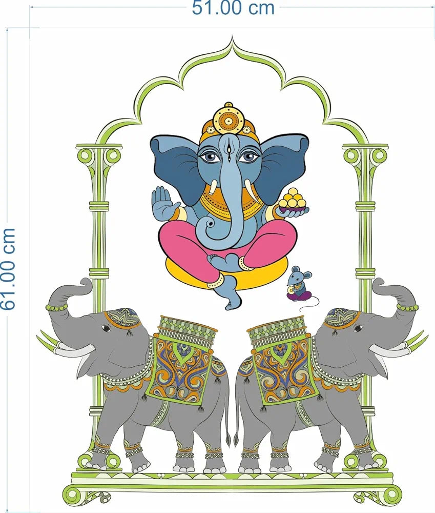 Rangoli Vinyl Wall Sticker Self-Adhesive Wall Decor Parent 5 Design-25