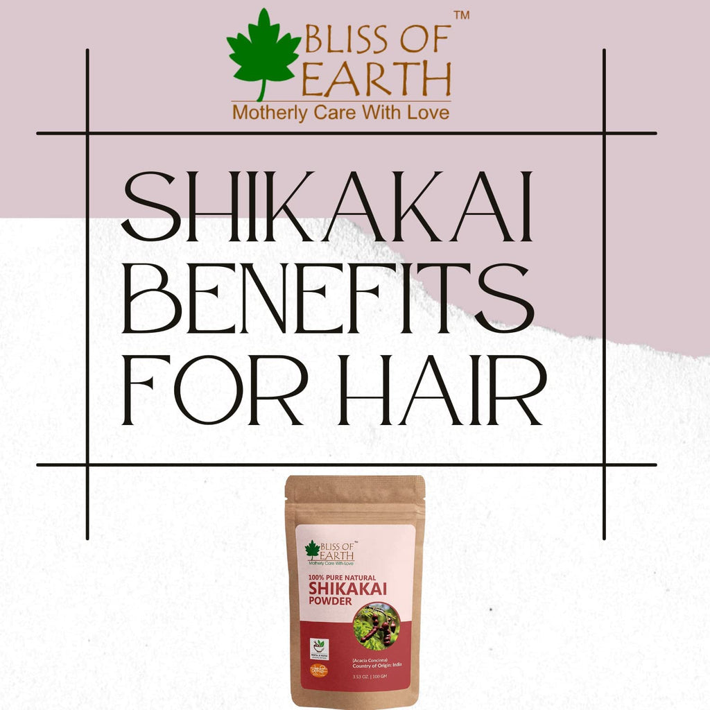 Bliss of EarthÂ® 100% Pure & Natural Jatamansi Powder+100% Pure & Natural Shikakai Powder | 100GM | Acacia Concina | Gorgeous hair Naturally | Traditional Hair Cleanser & Conditioner (Pack of 2)