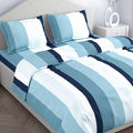 Haus & Kinder Cotton Queen Size Bedsheet for Double Bed (90 X 100 Inches) with 2 Pillow Covers | 186 TC Bed Sheet