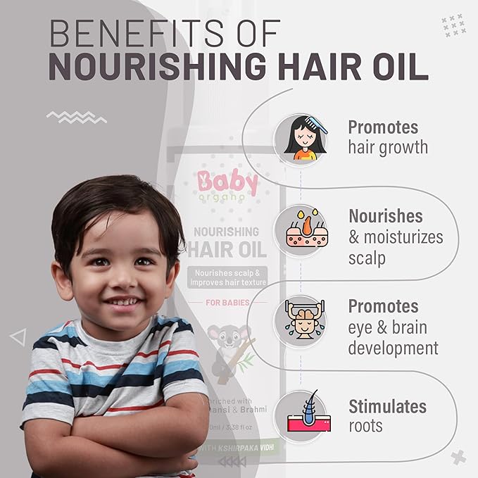 Babyorgano Ayurvedic Nourishing Hair Oil - 100 ml
