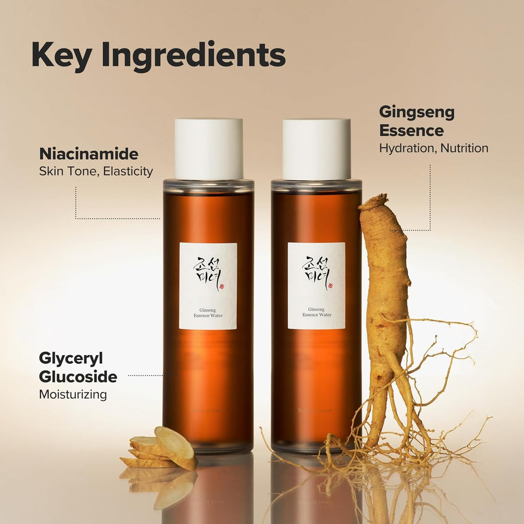 Beauty of Joseon Ginseng Essence Water, 150ml | Hydrating Korean Facial Essence Lightweight Daily Hanbang Formula with Ginseng Extract