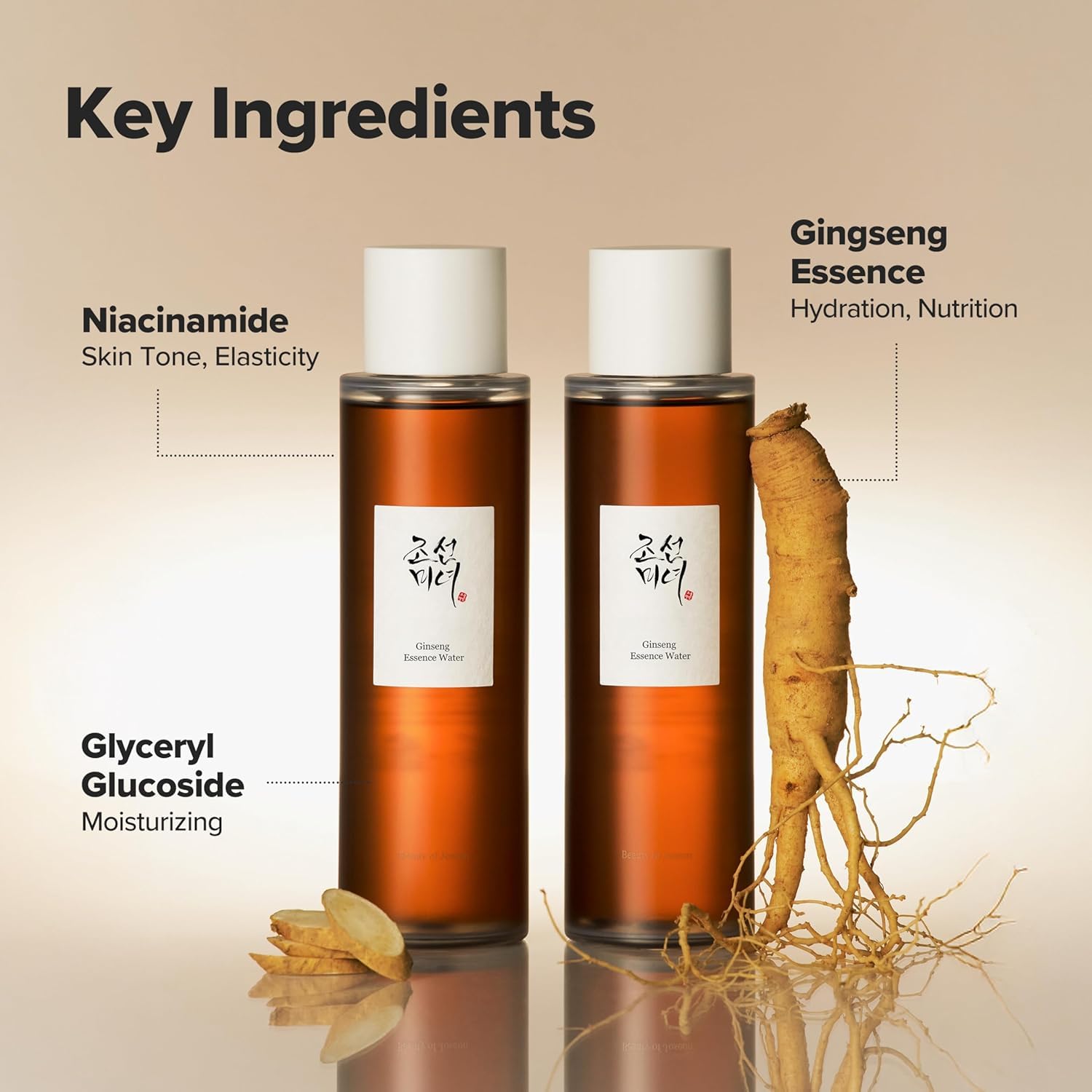 Beauty of Joseon Ginseng Essence Water, 150ml | Hydrating Korean Facial Essence Lightweight Daily Hanbang Formula with Ginseng Extract