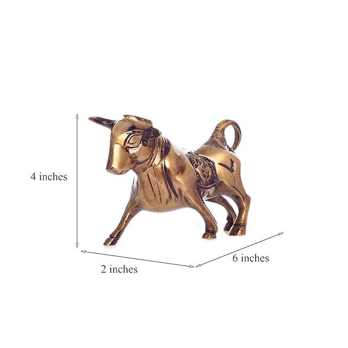Ecraftindia Brass Kamdhenu Cow Sculpture
