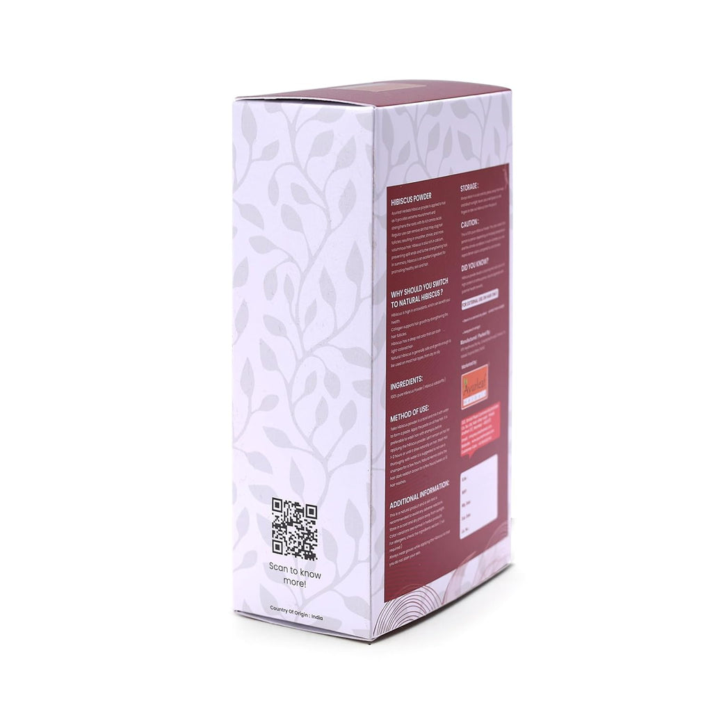 Ayurleaf Herbals Hibiscus Gudhal Flower Powder for Hair Improvement - 200 Gms
