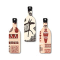 Artvibes African Warli Art Wooden Wall Hanging for Home Decor | Set of 3
