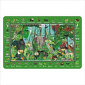 ABYZ 2-in-1 99 Pcs Forest Animals Wooden Jigsaw Puzzle with Find The Things Fun Learning & Educational Toy