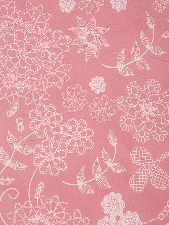 Cortina Ultra-Soft Microfiber Reversible 120 GSM Abstract Single AC Blanket Quilt Dohar | Pink