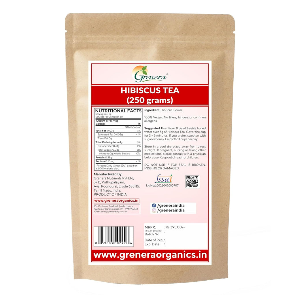 Grenera Hibiscus Flower Infusion - 250 gms