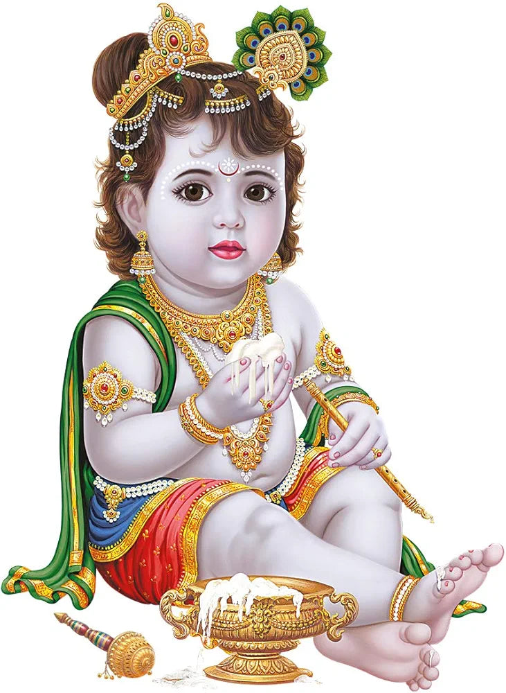 Rangoli White Glossy Vinyl Wall Sticker Premium Self-Adhesive Waterproof Parent-13 Design-7