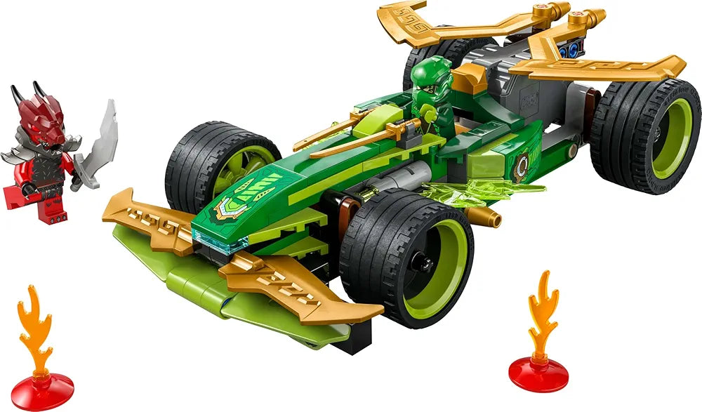 Lego NINJAGO Lloyd’s Pull-Back Race Car Pretend Play Toy Set 71828 Building Blocks Toys for 7+ Gift for Boys and Girls